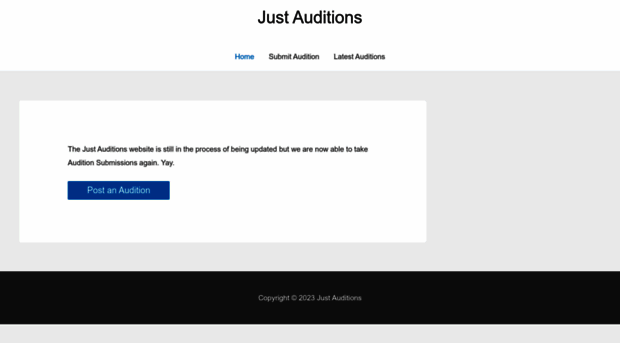 justauditions.com