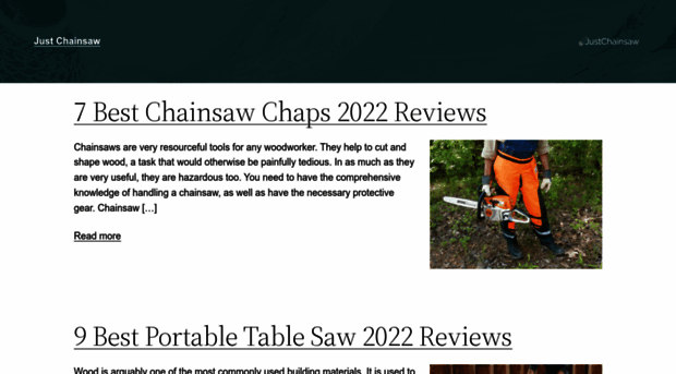 justchainsaw.com