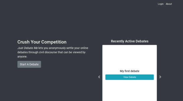 justdebate.me