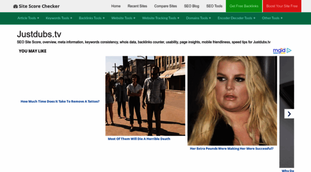 justdubs.tv.sitescorechecker.com