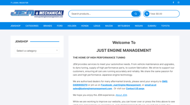 justenginemanagement.com