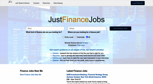 justfinancejobs.com