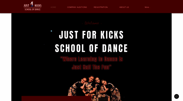 justforkicksschoolofdance.com