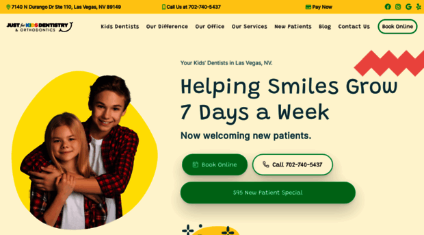 justforkidsdentistrylv.com