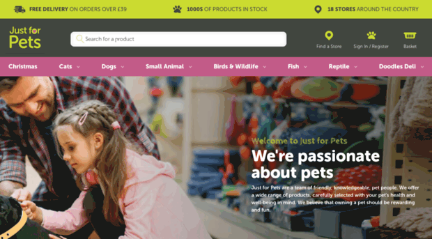 justforpetstores.co.uk