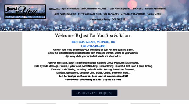 justforyouspaandsalon.ca