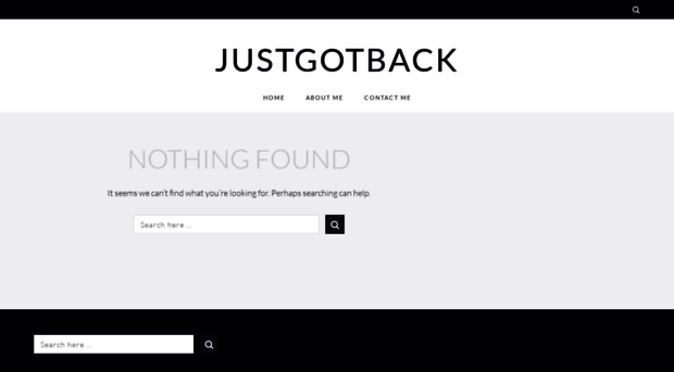 justgotback.com