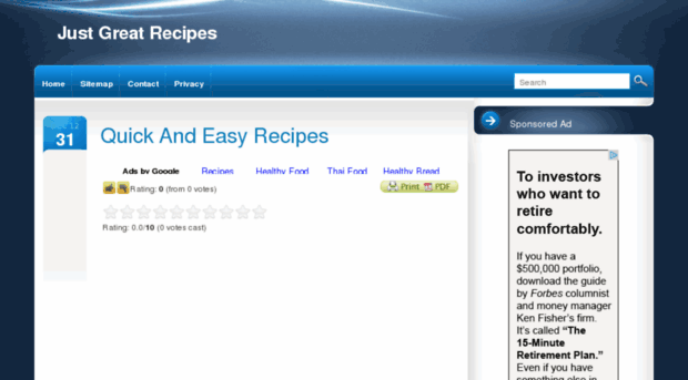 justgreatrecipes.info