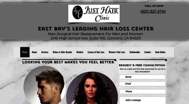 justhairclinic.com