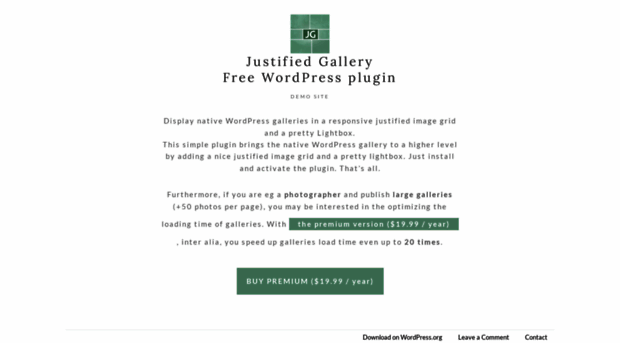 justifiedgallery.com