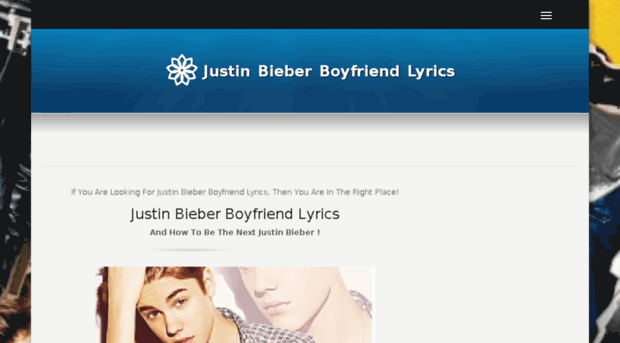 justinbieberboyfriendlyrics.com