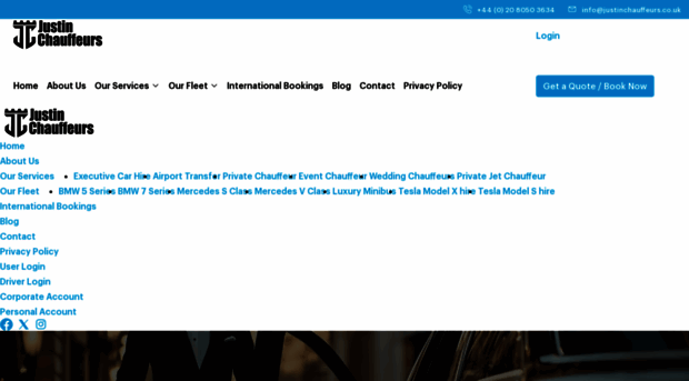 justinchauffeurs.co.uk