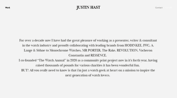 justinhast.com