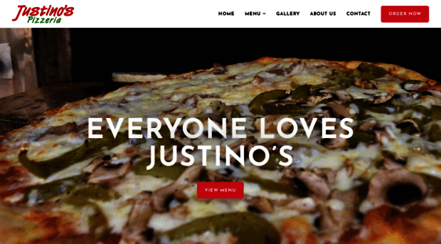 justinospizzeria.com