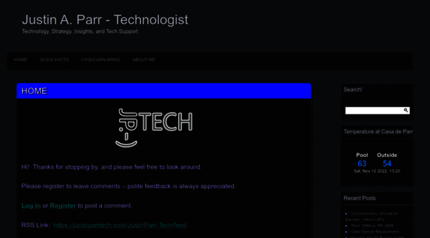 justinparrtech.com