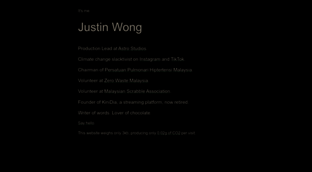 justinthewong.com