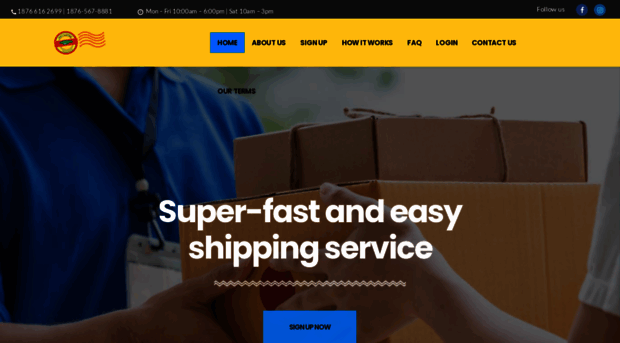 justlandedcouriers.com