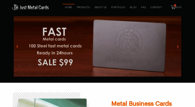 justmetalcards.com