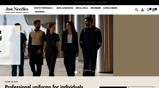 justneedlesuniforms.com