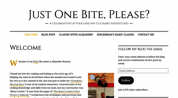 justonebiteplease.com