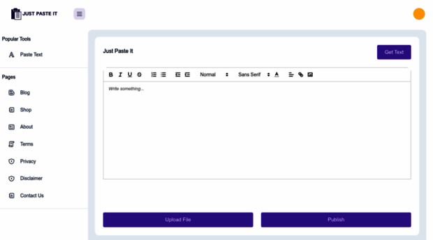 justpasteit.in
