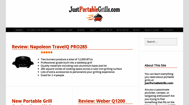 justportablegrills.com