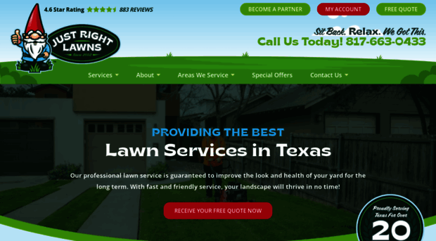 justrightlawns.com