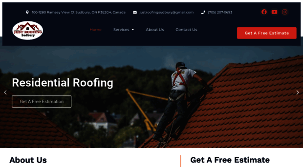 justroofingsudbury.com