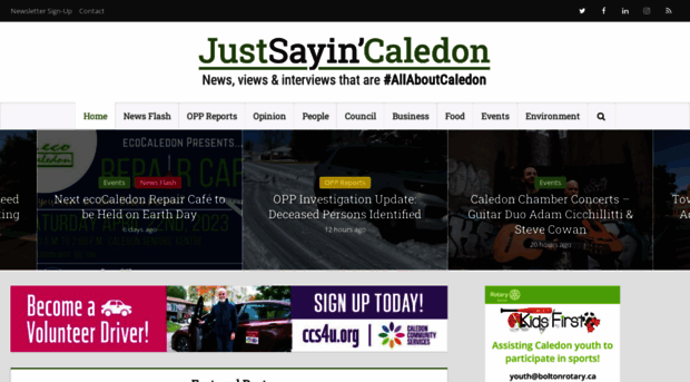 justsayincaledon.com