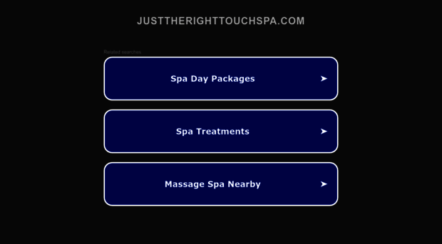 justtherighttouchspa.com