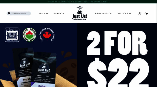 justuscoffee.com