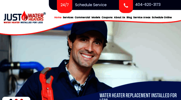 justwaterheatersatlanta.com