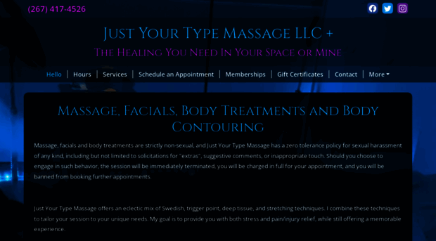 justyourtypemassage.com