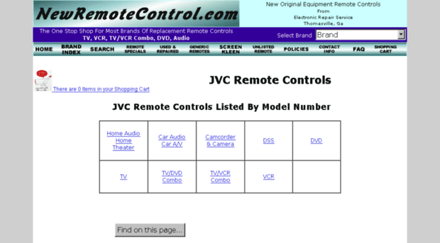 jvc.newremotecontrol.com