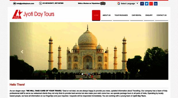 jyotidaytours.com