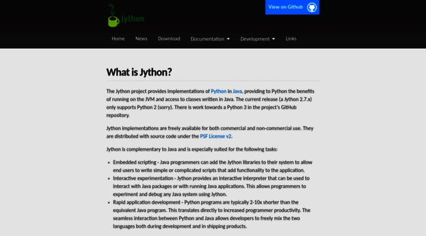 jython.org