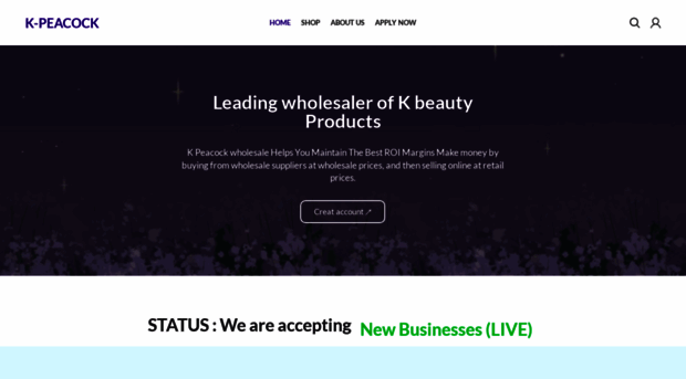 k-beautypeacock.com
