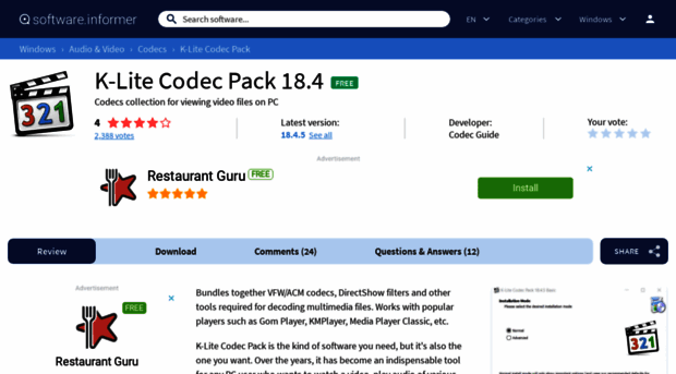 k-lite-codec-pack.informer.com