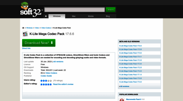 k-lite-mega-codec-pack.soft32.com