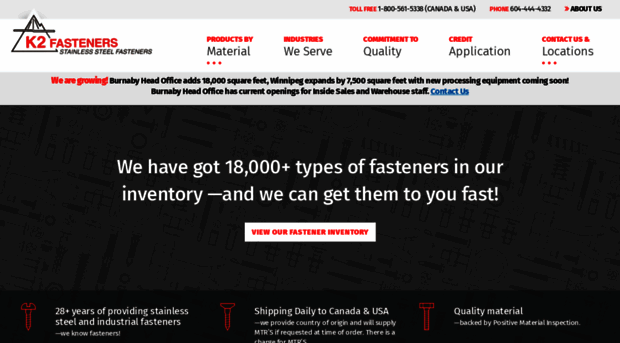 k2fasteners.com