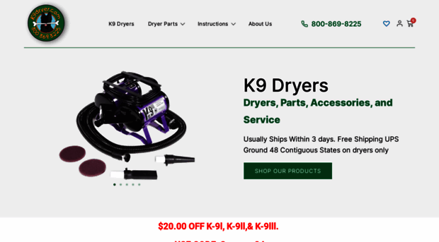 k9dryer.com