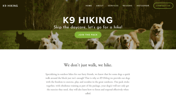 k9hiking.com