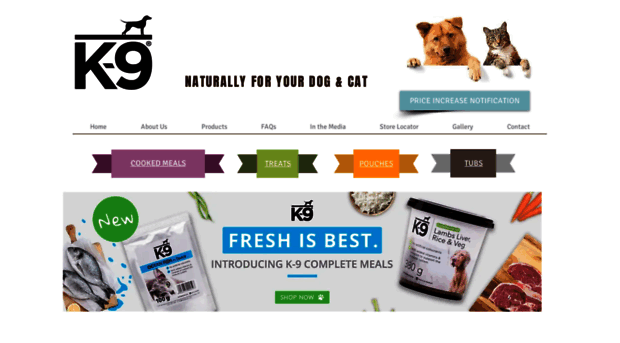 k9petfoods.co.za