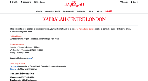 kabbalahcentre.co.uk