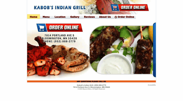 kabobsindiangrill.com