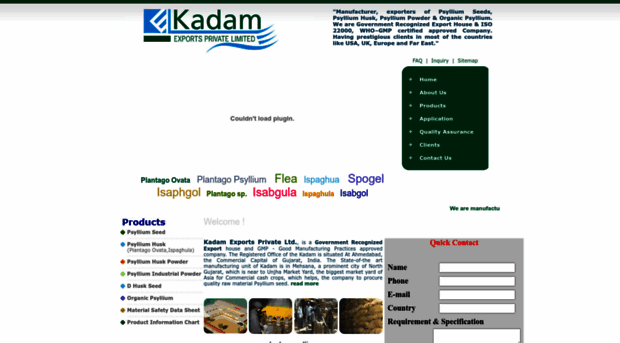 kadamexports.com