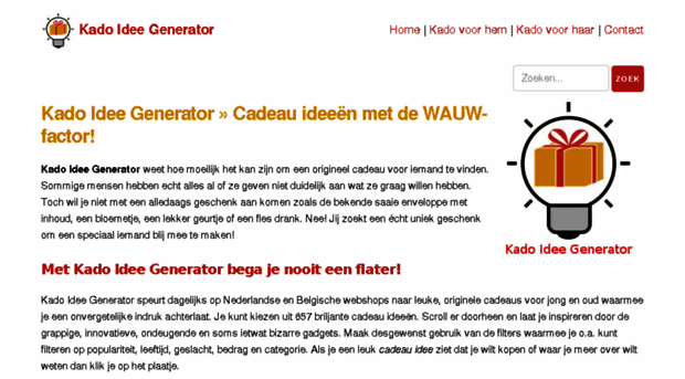 kadoideegenerator.nl