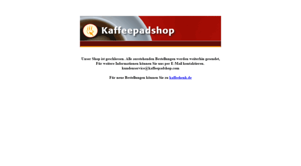 kaffeepadshop.com