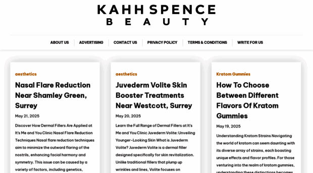 kahhspencebeauty.com
