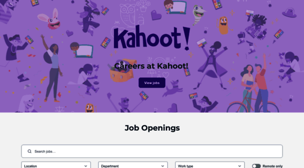 kahoot.workable.com